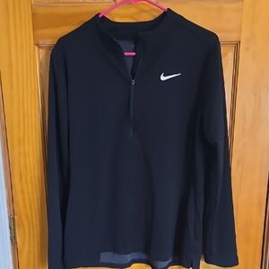 Nike Black Long Sleeve Pullover DRIFIT